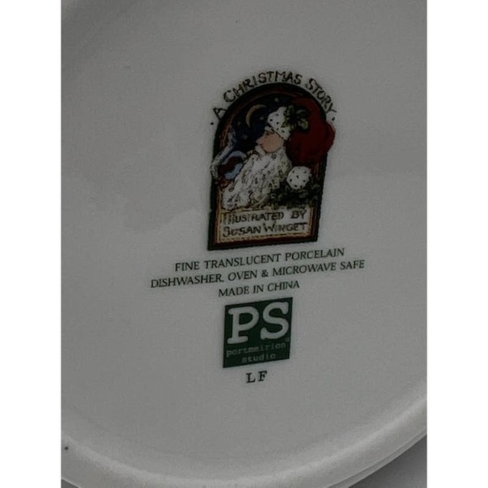 Portmeirion Studios Fine Translucent Porcelain Mini Christmas Teapot - Picture 7 of 10